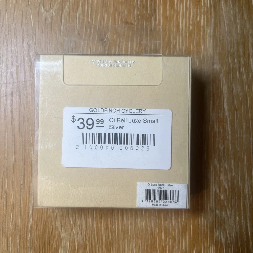 Knog Oi Bell Luxe Small 22.2mm Clamp - Silver‎ New In Box!